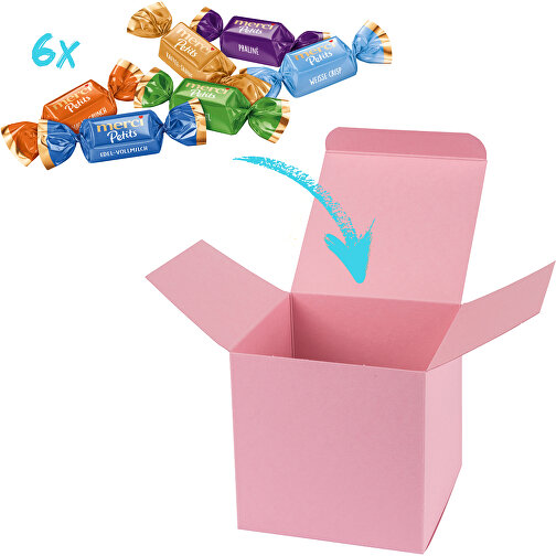 Color Merci Mini-Box - Rosa , Storck, rosa, Pappe, 5,50cm x 5,50cm x 5,50cm (Länge x Höhe x Breite), Bild 1