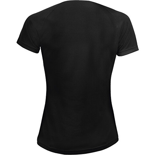 T-Shirt - Sporty Women , Sol´s, schwarz, Polyester, XXL, 70,00cm x 56,00cm (Länge x Breite), Bild 2