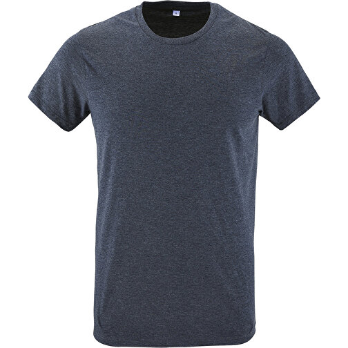 T-Shirt - Regent Fit , Sol´s, heide-jeans, Baumwolle, L, 74,00cm x 54,00cm (Länge x Breite), Bild 1