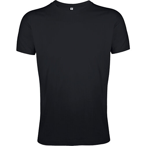 T-Shirt - Regent Fit , Sol´s, tiefschwarz, Baumwolle, XL, 76,00cm x 57,00cm (Länge x Breite), Bild 1