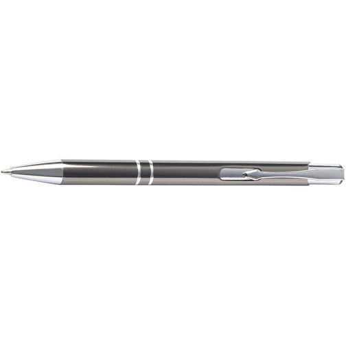 Aluminium-Kugelschreiber TUCSON , anthrazit, Aluminium / Kunststoff, 13,70cm (Länge), Bild 3