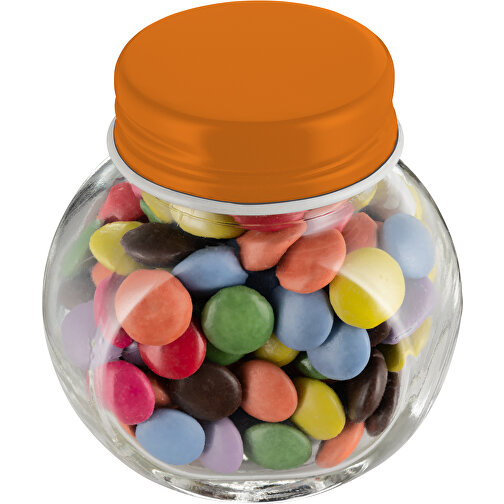 Slikglas mini fyldt med chokolade carletties, Billede 1