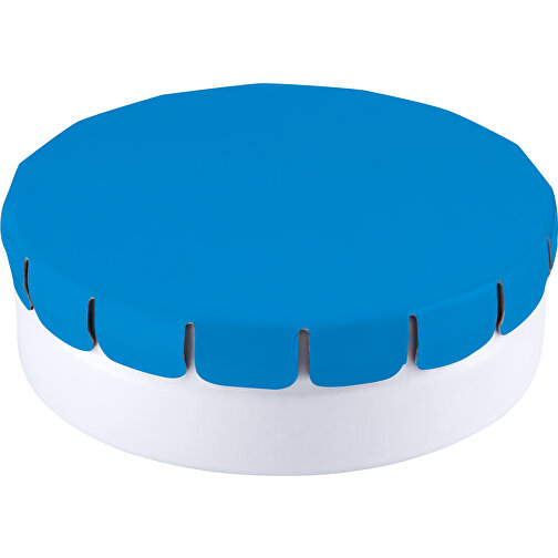 Super Runde Click-Plastikdose 45 Mm , hell blau, Metall/Kunststoff, 1,50cm (Länge), Bild 1