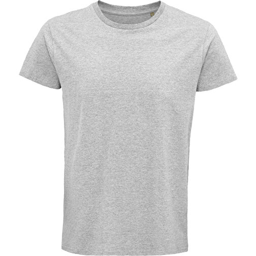 T-Shirt - Crusader Men , Sol´s, graue melange, Organische Baumwolle, XXL, 77,50cm x 60,00cm (Länge x Breite), Bild 1