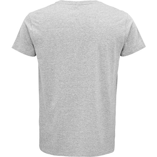 T-Shirt - Crusader Men , Sol´s, graue melange, Organische Baumwolle, S, 69,50cm x 48,00cm (Länge x Breite), Bild 2