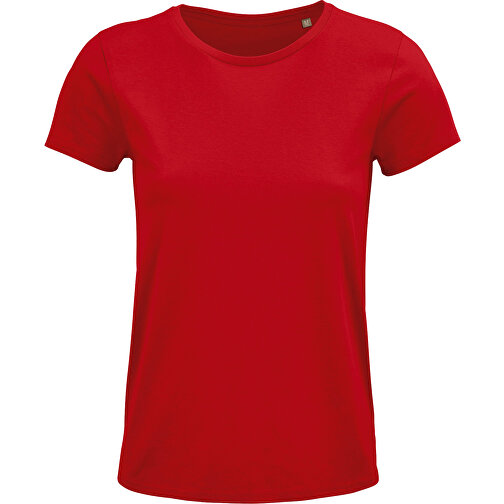 T-Shirt - Crusader Women , Sol´s, rot, Organische Baumwolle, XXL, 69,00cm x 53,00cm (Länge x Breite), Bild 1
