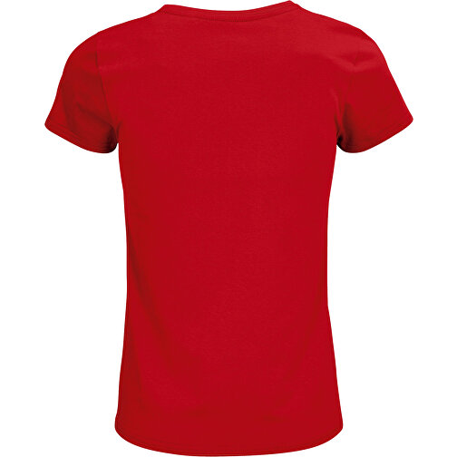 T-Shirt - Crusader Women , Sol´s, rot, Organische Baumwolle, M, 63,00cm x 44,00cm (Länge x Breite), Bild 2