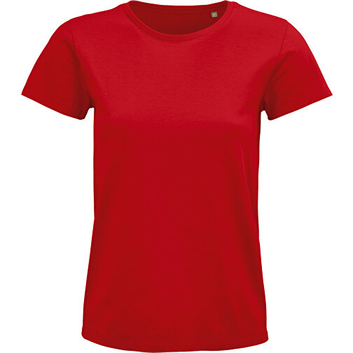 T-Shirt - Pioneer Women , Sol´s, rot, Organische Baumwolle, XL, 67,00cm x 50,00cm (Länge x Breite), Bild 1