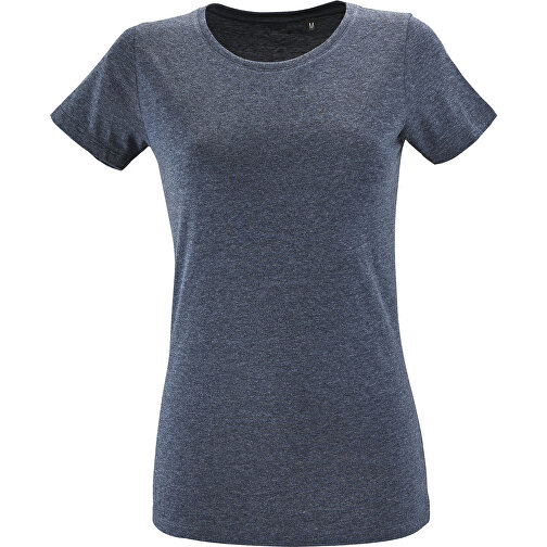 T-Shirt - Regent Fit Women , Sol´s, heide-jeans, Gekämmte Baumwolle, S, 61,00cm x 41,00cm (Länge x Breite), Bild 1
