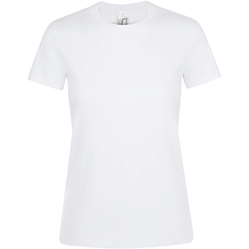 T-Shirt - Regent Women , Sol´s, weiss, Baumwolle, XL, 67,00cm x 50,00cm (Länge x Breite), Bild 1