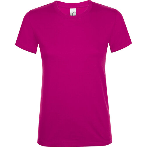 T-Shirt - Regent Women , Sol´s, fuchsia, Baumwolle, L, 65,00cm x 47,00cm (Länge x Breite), Bild 1