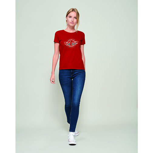 T-Shirt - Pioneer Women , Sol´s, rot, Organische Baumwolle, M, 63,00cm x 44,00cm (Länge x Breite), Bild 4