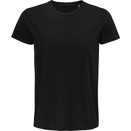 T-Shirt - Pioneer Men , Sol´s, tiefschwarz, Organische Baumwolle, L, 74,00cm x 54,00cm (Länge x Breite), Bild 1
