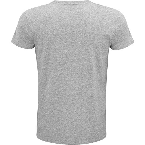 T-Shirt - Pioneer Men , Sol´s, graue melange, Organische Baumwolle, XS, 68,00cm x 45,00cm (Länge x Breite), Bild 2