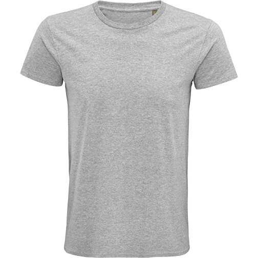 T-Shirt - Pioneer Men , Sol´s, graue melange, Organische Baumwolle, S, 70,00cm x 48,00cm (Länge x Breite), Bild 1