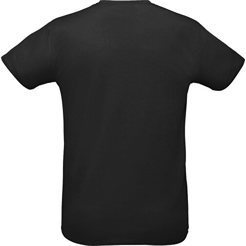 T-Shirt - Sprint , Sol´s, schwarz, Polyester, L, 73,00cm x 54,00cm (Länge x Breite), Bild 2