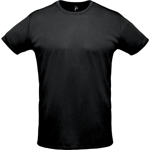 T-Shirt - Sprint , Sol´s, schwarz, Polyester, 3XL, 76,00cm (Länge), Bild 1