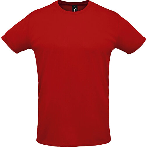 T-Shirt - Sprint , Sol´s, rot, Polyester, XL, 74,00cm x 57,00cm (Länge x Breite), Bild 1