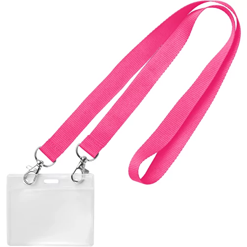 Lanyard de 25 mm avec 2 mousquetons métalliques, Image 1