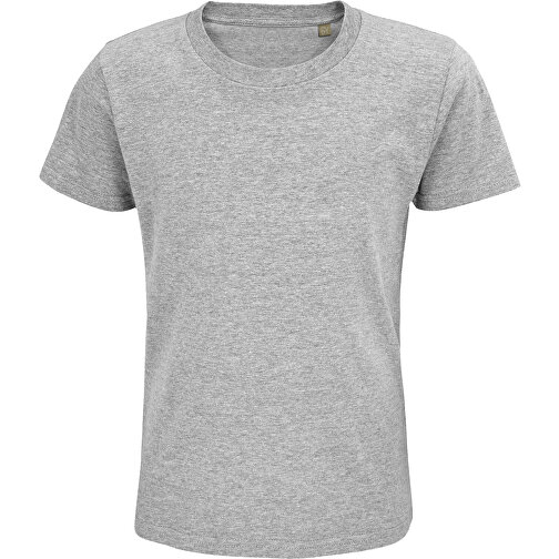 T-Shirt - Pioneer Kids , Sol´s, graue melange, Organische Baumwolle, M, 86,00cm x 94,00cm (Länge x Breite), Bild 1