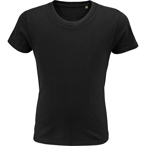 T-Shirt - Pioneer Kids , Sol´s, tiefschwarz, Organische Baumwolle, XL, 106,00cm x 116,00cm (Länge x Breite), Bild 1