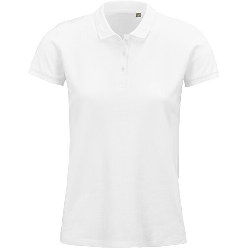 Polo Shirt - Planet Women , Sol´s, weiß, Organische Baumwolle, XS, 61,00cm x 39,00cm (Länge x Breite), Bild 1