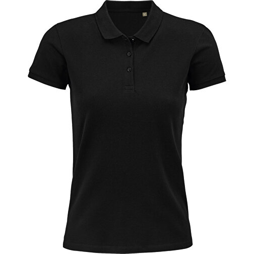 Polo Shirt - Planet Women , Sol´s, schwarz, Organische Baumwolle, XXL, 71,00cm x 54,00cm (Länge x Breite), Bild 1