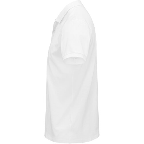 Polo Shirt - Planet Men , Sol´s, weiß, Organische Baumwolle, S, 70,00cm x 49,00cm (Länge x Breite), Bild 3