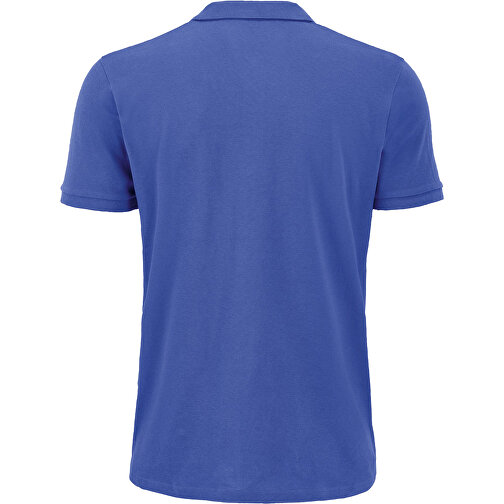 Polo Shirt - Planet Men , Sol´s, royal blue, Organische Baumwolle, S, 70,00cm x 49,00cm (Länge x Breite), Bild 2