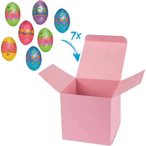 ColorBox Happy Eggs - Rosa , rosa, Pappe, 5,50cm x 5,50cm x 5,50cm (Länge x Höhe x Breite), Bild 1