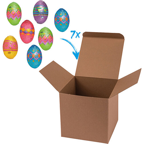 ColorBox Happy Eggs - Braun , braun, Pappe, 5,50cm x 5,50cm x 5,50cm (Länge x Höhe x Breite), Bild 1