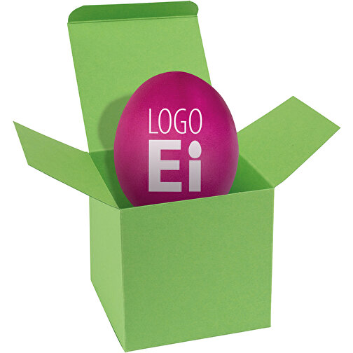 ColorBox LogoEi - Hellgrün - Lila , lila, Pappe, 5,50cm x 5,50cm x 5,50cm (Länge x Höhe x Breite), Bild 1