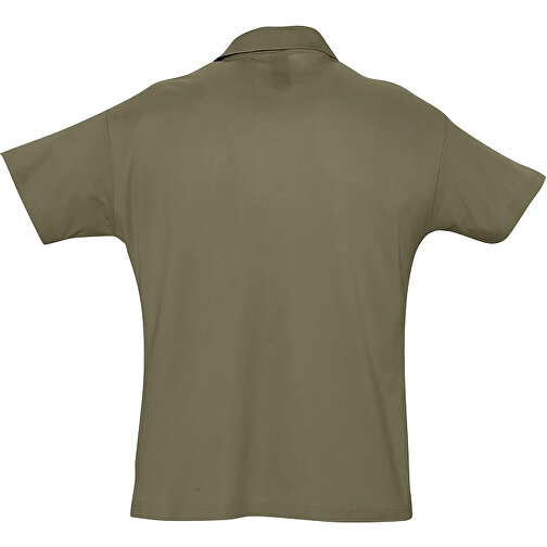Polo Shirt - Summer Ii , Sol´s, olive-armee-grün, Baumwolle, M, 72,00cm x 53,00cm (Länge x Breite), Bild 2