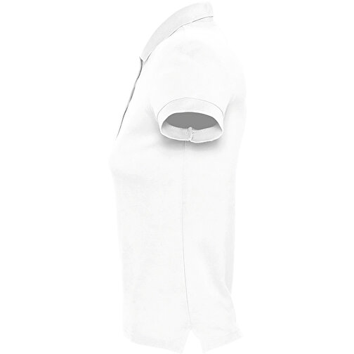 Polo Shirt - Passion , Sol´s, weiß, Baumwolle, M, 63,00cm x 46,00cm (Länge x Breite), Bild 3