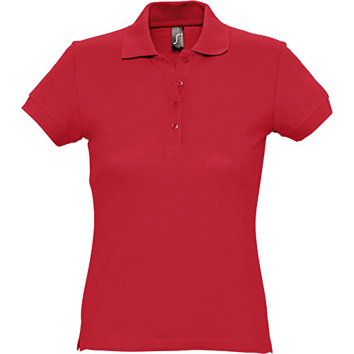 Polo Shirt - Passion , Sol´s, rot, Baumwolle, S, 61,00cm x 43,00cm (Länge x Breite), Bild 1