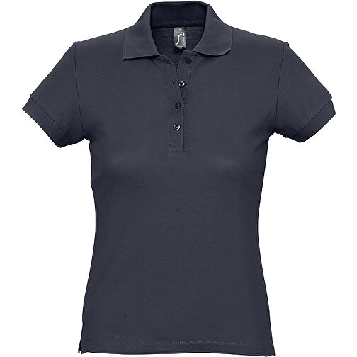 Polo Shirt - Passion , Sol´s, navy, Baumwolle, S, 61,00cm x 43,00cm (Länge x Breite), Bild 1