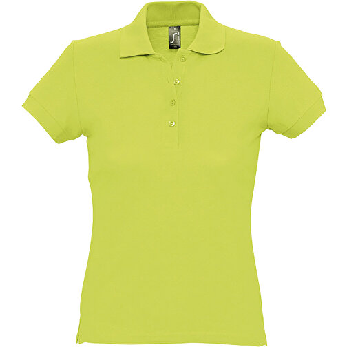Polo Shirt - Passion , Sol´s, apfelgrün, Baumwolle, XXL, 69,00cm x 55,00cm (Länge x Breite), Bild 1