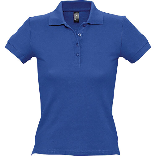 Polo Shirt - People , Sol´s, royal blue, Baumwolle, L, 65,00cm x 49,00cm (Länge x Breite), Bild 1