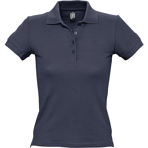 Polo Shirt - People , Sol´s, navy, Baumwolle, L, 65,00cm x 49,00cm (Länge x Breite), Bild 1