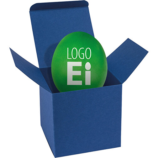 ColorBox LogoEi - Dunkelblau - Grün , grün, Pappe, 5,50cm x 5,50cm x 5,50cm (Länge x Höhe x Breite), Bild 1