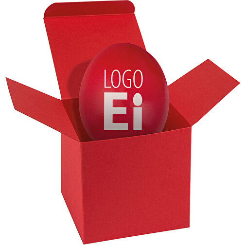 ColorBox LogoEi - Rot - Rot , rot, Pappe, 5,50cm x 5,50cm x 5,50cm (Länge x Höhe x Breite), Bild 1