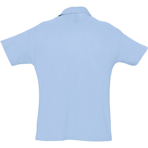 Polo Shirt - Summer Ii , Sol´s, himmelsblau-pique, Baumwolle, XXL, 79,00cm x 62,00cm (Länge x Breite), Bild 2