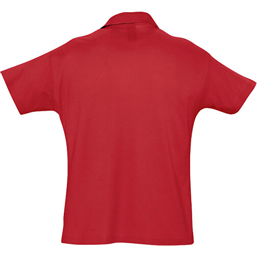 Polo Shirt - Summer Ii , Sol´s, rot, Baumwolle, M, 72,00cm x 53,00cm (Länge x Breite), Bild 2
