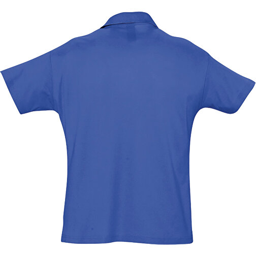 Polo Shirt - Summer Ii , Sol´s, royal blue, Baumwolle, L, 74,00cm x 56,00cm (Länge x Breite), Bild 2