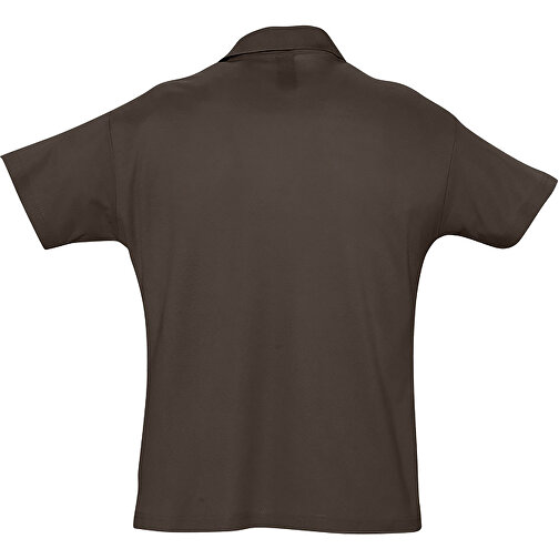 Polo Shirt - Summer Ii , Sol´s, schokolade, Baumwolle, XXL, 79,00cm x 62,00cm (Länge x Breite), Bild 2
