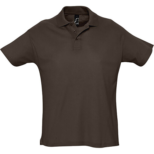 Polo Shirt - Summer Ii , Sol´s, schokolade, Baumwolle, XL, 76,00cm x 59,00cm (Länge x Breite), Bild 1