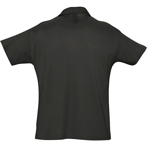 Polo Shirt - Summer Ii , Sol´s, schwarz, Baumwolle, XL, 76,00cm x 59,00cm (Länge x Breite), Bild 2