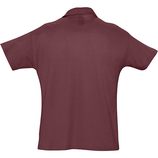 Polo Shirt - Summer Ii , Sol´s, burgund, Baumwolle, S, 70,00cm x 50,00cm (Länge x Breite), Bild 2