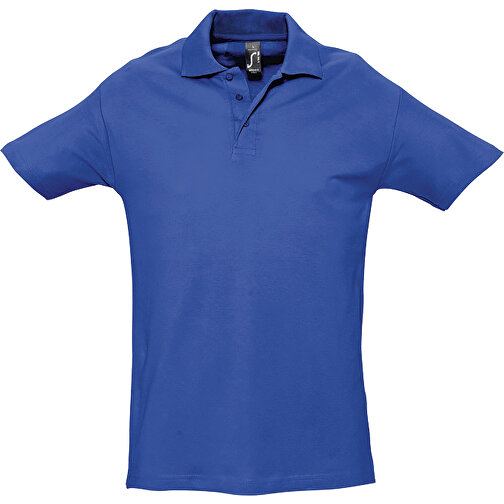 Polo Shirt - Spring Ii , Sol´s, royal blue, Baumwolle, XL, 76,00cm x 59,00cm (Länge x Breite), Bild 1