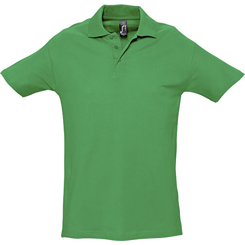 Polo Shirt - Spring Ii , Sol´s, grasgrün, Baumwolle, L, 74,00cm x 56,00cm (Länge x Breite), Bild 1